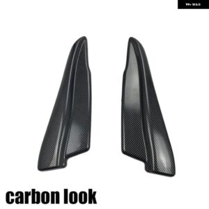 汎用 カーリア バンパー リップ ディフューザー プロテクター アクセサリーチューニングオート パサート B8 プジョー 206 アウディ A4 B8 BMW F20 E46 - Carbon Look