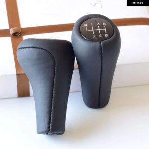 ギア シフト ノブ BMW Z4 E85 E86/Z5/Z8 E52 マニュアル 5 6速 カースティック ギア レバー シフター ハンドボール ABSレザー 1個 - Leahter-6