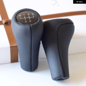 ギア シフト ノブ BMW Z4 E85 E86/Z5/Z8 E52 マニュアル 5 6速 カースティック ギア レバー シフター ハンドボール ABSレザー 1個 - Leahter-5
