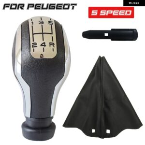 5速オート マニュアル ギア シフト ハンドルノブ プジョー 106 206 306 406 207 307 407 301 308 2008 3008 シトロエン C2 C3 C4 - 5 Speed Set