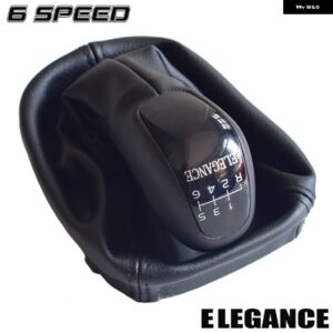 車用 ギア シフト ノブ レバー ノブ メルセデス ベンツ C クラス W203 C32 AMG 2001-2007 マニュアル 5 6速 レザー ゲイター ブーツ カバー - ELEGANCE-6
