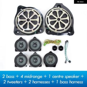 車用サブウーファー メルセデス W205 W213 W222 GLC ツイーター オーディオ ホーン ミッドトーン スピーカー 高音 スピーカー 高忠実度 スピーカーセット - allspeaker