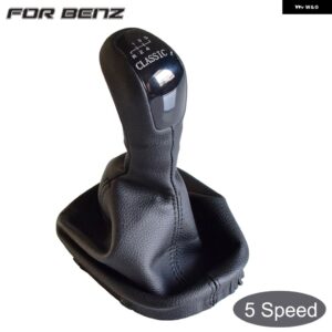 5 6速車用 ギア シフト ノブ 防塵 カバー メルセデス ベンツ C クラス Tモデル S203 C 32/C 200/C 220 CDI 2001-2007 - 5 speed