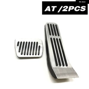 マツダ3アクセサリー車アクセル ペダルアルミ 合金 車 フットレスト ペダル内装 カスタム 滑り止めゴムペダルカバー 2022 - AT 2