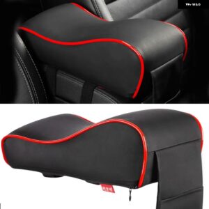 VTEAR VW TIGUAN 2020-2017 MK2アクセサリーカー アームレスト ボックス レザー パッド クッション カーセンター コンソール アームレスト シート自動車 - red