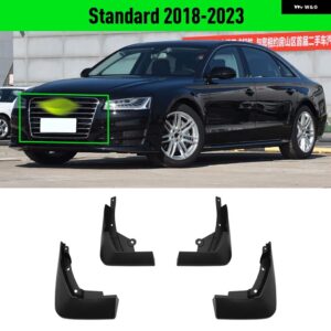アウディ A8L 2018 - 24 フェンダー マッド フラップ スプラッシュガード マッドガード カーアクセサリー - Standard 2018-2023