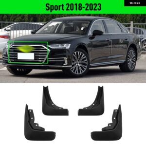 アウディ A8L 2018 - 24 フェンダー マッド フラップ スプラッシュガード マッドガード カーアクセサリー - sport 2018-2023