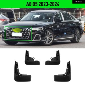 アウディ A8L 2018 - 24 フェンダー マッド フラップ スプラッシュガード マッドガード カーアクセサリー - A8 D5 2023-2024