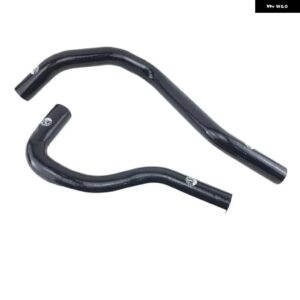 シリコン ラジエーター ホース ホンダ CRX 88-91 ED7/9 D16A9 2個 - K8-60 BLACK