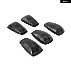 5個 LED ルーフ マーカーライト ランニングライト カーキャブルーフトップマーカーランプ シボレー GMC 1988 - 2002 ピックアップ トラック - smoke