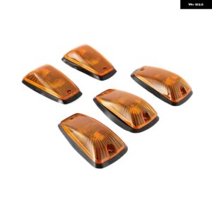 5個 LED ルーフ マーカーライト ランニングライト カーキャブルーフトップマーカーランプ シボレー GMC 1988 - 2002 ピックアップ トラック - Amber