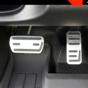 アクセルブレーキレストフットペダル 2024 ホンダ フリード 内装 パーツアクセサリー 合金 - Silver