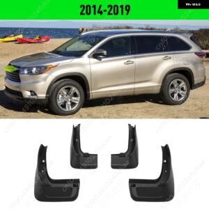 トヨタ ハイランダー 2001-2019 2014 - 18 フェンダー マッドガード ガード スプラッシュ カーアクセサリー - 2014-2019