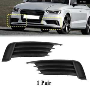 アウディ A3 2013-2017 左右フロント バンパー アンダー フォグランプ グリル ベゼル キャップ フレーム カバー トリム 8V5807682 8V5807681 - 1 Pair