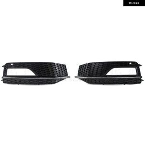 アウディ A4 B8 Sライン S4 2013 2014 2015 フロント バンパー フォグライト ランプカバー グリル グリル 8K0807682M 8K0807681L カーパーツ - Plating-1Pair