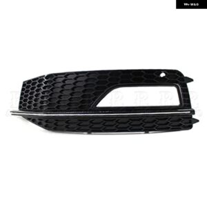 アウディ A4 B8 Sライン S4 2013 2014 2015 フロント バンパー フォグライト ランプカバー グリル グリル 8K0807682M 8K0807681L カーパーツ - Plating-Left