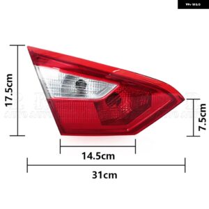 フォード フォーカス 2012 2013 2014 リア内側 テールライト ウィンカーライト ブレーキライト フォグランプ テールランプ アセンブリ リバースランプ - Inside Left