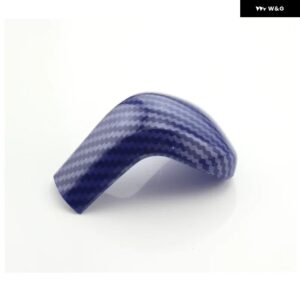 トヨタ カムリ アバロン CHR カローラ E210 2019-2023 車内 ギア シフト ギアヘッドカバー ギアヘッド貼り付けアクセサリー - carbon fibre blue