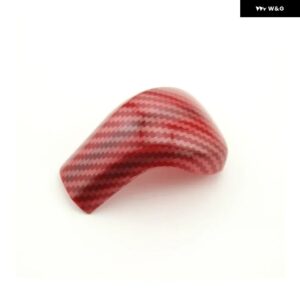 トヨタ カムリ アバロン CHR カローラ E210 2019-2023 車内 ギア シフト ギアヘッドカバー ギアヘッド貼り付けアクセサリー - carbon fibre red