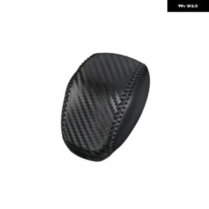 トヨタ RAV4 2019-24 RAV 4 XA50 ハイブリッド PUレザー カー ギア シフト カラー シフト ノブカバー アクセサリー - carbon fiber