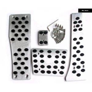 メルセデス ベンツ W204/C クラス /E クラス /S クラス /GLK/SL/CLS/GLC/SL/SLK AT 燃料ブレーキ フットレスト ペダル パッド アルミ 合金 ペダル