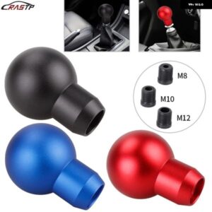 汎用 アルミ 合金 ギア シフト ノブラウンドボールフロストギア レバー ノブレーシングカーギアハンドルノブRS-SFN116
