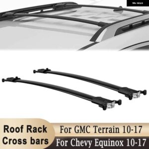 ルーフラッククロスバー シボレー エクイノックス / GMC テレイン 2010-2017 アルミ製 ルーフトップ キャリア キャリア ラック ホルダー 60KG 荷重