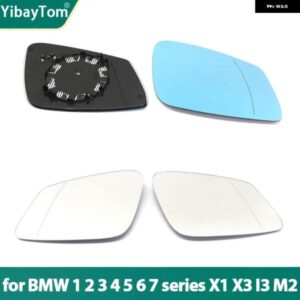 左 右 サイドミラー ガラス ブルー リアビュー 外装 レンジ BMW E84 F48 F20 F21 F40 F22 F23 F30 F31 F34 F10 F07 F11 I3