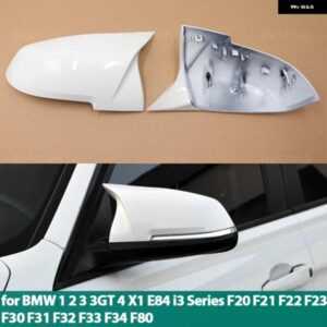 ホワイトミラー カバー 車サイドバックミラー キャップカバー シェル BMW 1 2 3 3GT 4 M2 I3シリーズ F20 F21 F22 F23 F30 F31 F32 F33 F34