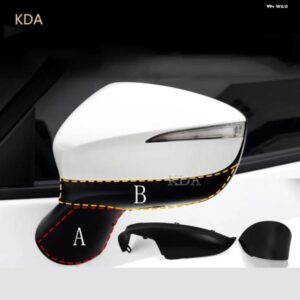 オートサイドミラー アンダーアンダーカバー バックミラー ハウジング フレーム マツダ CX-5 CX5 2015 2016