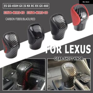 オートレザー ABS トランス ミッション ギア シフト ノブ ハンド レバー トヨタ レクサス ES GS-450H GX IS-300 NX-300H RC-300 RX-350 2015-2021