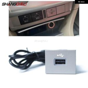 車用ブラック/シルバーUSB入力 アダプター オーディオ ラジオ Uディスクフラッシュソケット インターフェース ケーブル フォード フォーカス 2 MK2