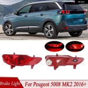 リア バンパー ブレーキライト ハザード フォグランプ ブレーキストップランプ プジョー 5008 MK2 2016+ 9811981980 9811982980 YL00561880 YL00561780