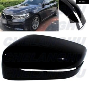 BMW G32 GT 620D 630I 630D 640I 2016 - 19 左側 ブラック塗装ミラー カバー キャップ ハウジング ウィンカーホール付き