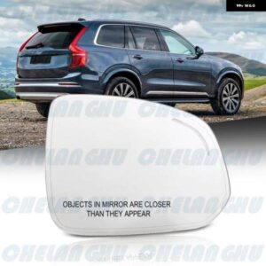 右側ヒーター付き ブラインド スポットバックミラー ガラス ボルボ XC90 2016 - 22 LHDカーアクセサリー