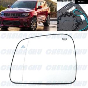 左側死角ミラー ガラス ジープ グランド チェロキー / ダッジ デュランゴ 2011 - 21