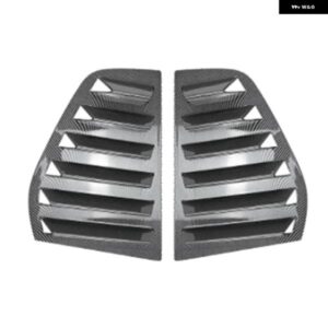 車用リアウィンドウルーバーシャッター トリム カバー VW ゴルフ MK5 2003-2008 エアベント スクープシェード 装飾 カーボン