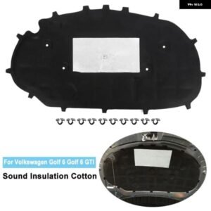 1個 車用フロントフード 遮音 断熱 コットン フォルクスワーゲン ゴルフ 6 VW ゴルフ 6 GTI