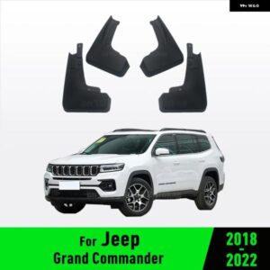 マッド フラップ スプラッシュガード マッドガード フェンダー カーアクセサリー ジープ グランドコマンダー 2018-2022 2019 - 21