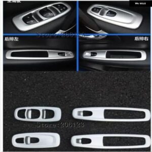 ルノー カジャー 2016 2017 2018 ABS クローム トリム クロム スタイリング カーウィンドウリフターカバー 内装 装飾 自動車アクセサリー