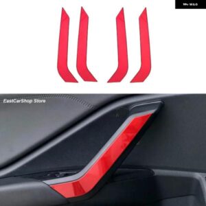 車内 ドアハンドル アームレスト デコレーション ステッカー ブライトストリップ フレーム VWジェッタMK7 2019 - 21