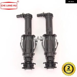 2個 左右 VW トランスポーター マルチバン T5 T6 2016 - 19 車用 ヘッドライト ウォッシャー スプレー ノズル シリンダー ジェット