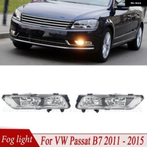 VW パサート B7 2011 - 15 フォグランプ フロント バンパー フォグランプ 電球 付き フォグランプ アセンブリ 3AA941661B 3AA941662B