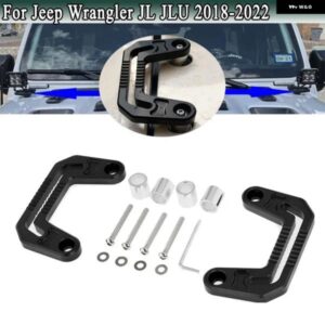 ジープ ラングラー JL JLU 2018-2022 フロント エンジン フードスポットライト マウント ブラケット Aピラー ライト マウント ホルダー ブラケット
