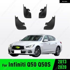 インフィニティ Q50 Q50S 2013 - 20 フェンダー マッドガード ガード スプラッシュ フラップ マッドガード