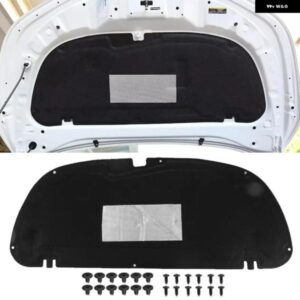 1個 ブラック 車用フロント エンジン フード 遮音 断熱コットン トヨタ カローラ 2007-2018/ トヨタ カローラ セダン 2019-2020