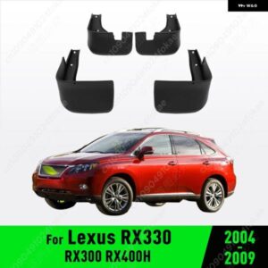 レクサス RX330 RX350 RX400H 2004 - 09 フェンダー マッドガード ガード スプラッシュ カーアクセサリー