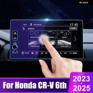 ホンダ CRV 2023 2024 2025 CR-V 第6世代 ハイブリッド 強化ガラス カーGPSナビゲーションスクリーン プロテクター フィルム ステッカー アクセサリー