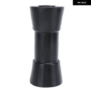 マリンキールローラー 6インチ マリンキールローラー PUブラック ボートトレーラーローラー ボートトレーラー ボートトレーラーキールローラー