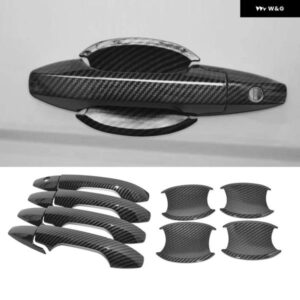 ホンダ CRV CR-V 2007 - 11 カーボン クローム カー ドアハンドル カバー 装飾 トリム ステッカー スタイリング アクセサリー